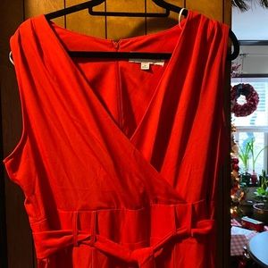 Red Jumper with Slits in front of the legs. Great for a Christmas party